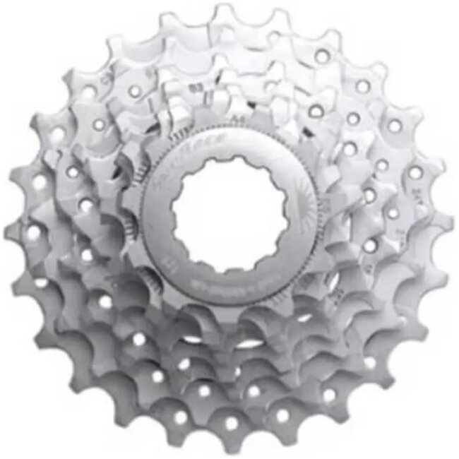 Sunrace 7-speed cassette - nikkel afwerking - 12-24T - lichtgewicht 208g