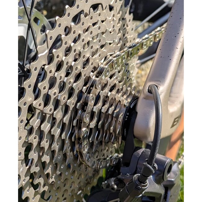 Sunrace 9-speed cassette - nikkel afwerking - 12-25T - 293 gram