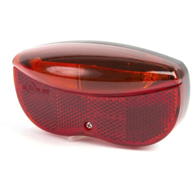 Ikzilight Achterlicht met 3 LED's - 50mm montage - Batterij - IPX4 waterdicht - Zichtbaar tot 1000 meter