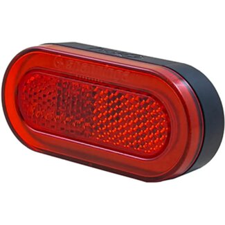 Spanninga Achterlicht met 360° zichtbaarheid en Safe-Stop functie - 50 mm - Dynamo en e-bike compatibel