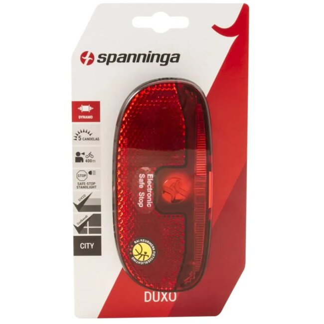 Spanninga Achterlicht met horizontale lichtlijn en lange batterijduur