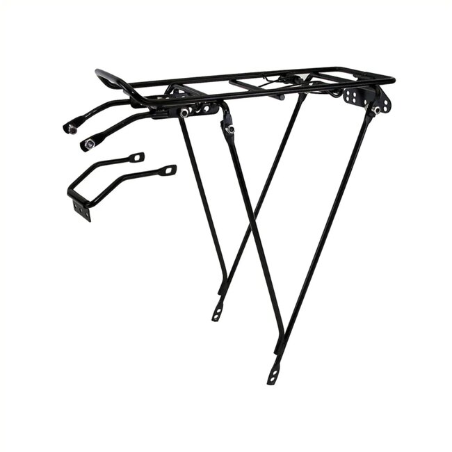 Ventura Bagagedrager - Verstelbare Zijrails - Staal - 26/28 inch - Zwart