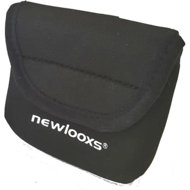New Looxs Beschermhoes voor Bosch E-bike display - Neopreen - Waterafstotend - Klittenband - Met haak - Zwart
