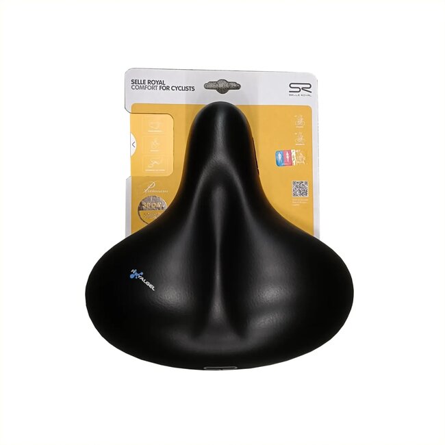 Selle Royal Breed stadszadel - Royalgel™ comfort - Zwart - 275x251 mm - 835 gr