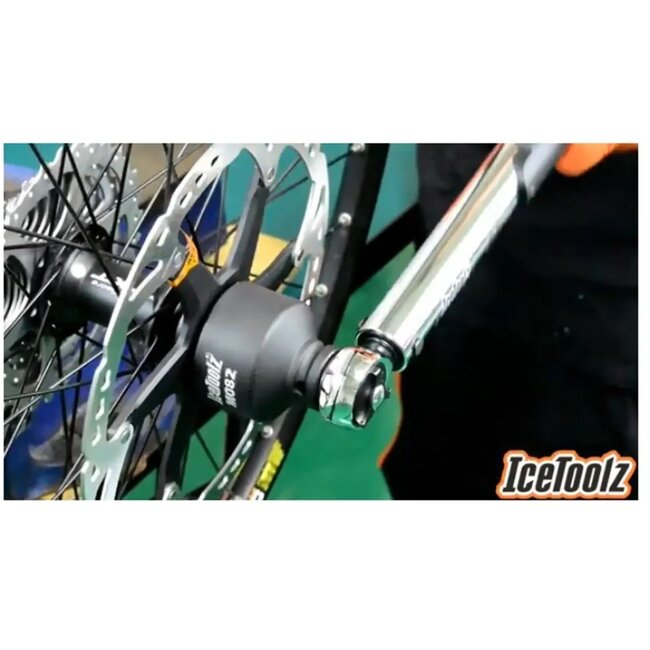 IceToolz Centerlock borgring afnemer - schijfrem - Cr-Mo staal - zwart