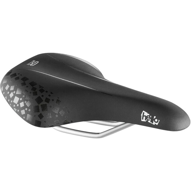 Selle Royal Comfortabel zadel voor kinder- en kleine fietsen - zwart op zwart design - 250 mm lengte - 151 mm breedte