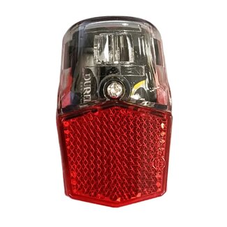 Falkx Compact achterlicht - LED - Spatbordmontage - Inclusief batterij - Waterbestendig