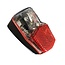 Falkx Compact achterlicht - LED - Spatbordmontage - Inclusief batterij - Waterbestendig