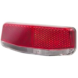 Spanninga Compact achterlicht naafdynamo - Standlichtfunctie - Zichtbaarheid tot 500m - Geschikt voor bagagedragers 50/80mm