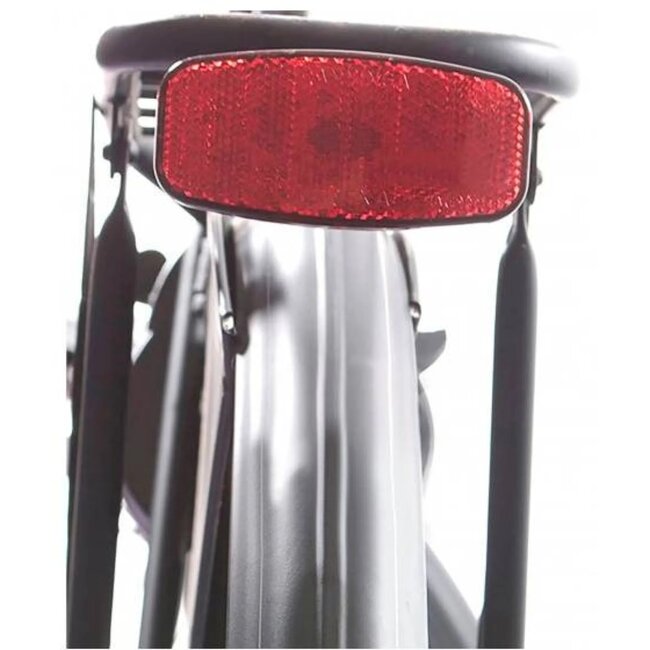 Spanninga Dragerreflector - 80mm - Verhoogde zichtbaarheid - Duurzaam materiaal - Zwart