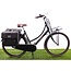 New Looxs Dubbele fietstas - waterafstotend polyester - 39L - zwart - reflectie - riembevestiging