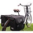 New Looxs Dubbele fietstas - waterafstotend polyester - 39L - zwart - reflectie - riembevestiging