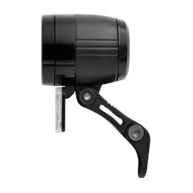 Falkx E-Bike koplamp - 100 Lux - aluminium - waterproof - 6V-48V - zwart