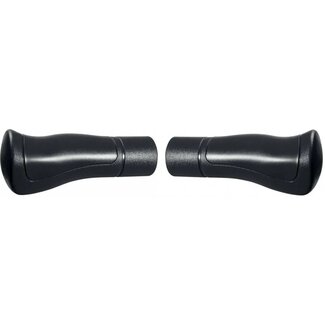 Herrmans Ergonomische fietshandvatten - 120 mm - Zwart - Comfort en grip optimalisatie