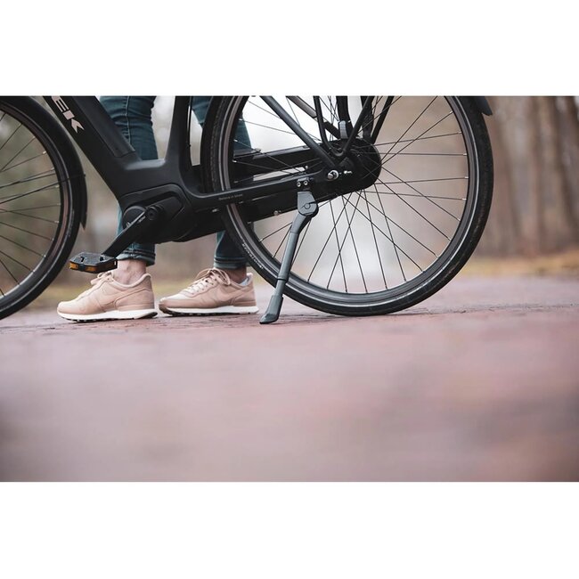 Ursus Extra lange fietsstandaard - verstelbaar - corrosiebestendig - zwart - 27,5-29 inch