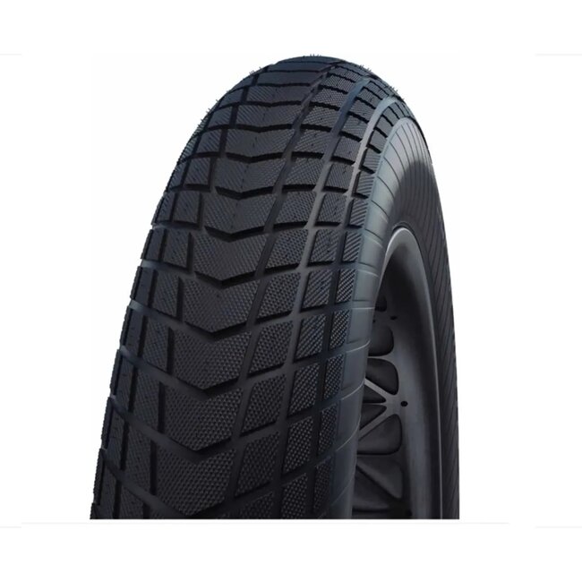 Schwalbe Fatbike buitenband - Zwart met reflectie - 20x4.00 - Comfort en betrouwbaarheid