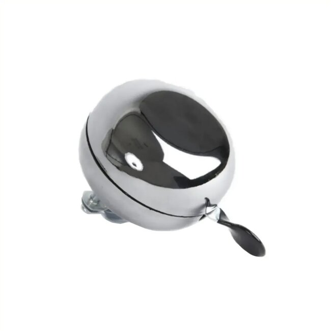 Nietverkeerd Fietsbel 60mm - Ding-dong geluid - Chroom - Staal - Stijlvol ontwerp