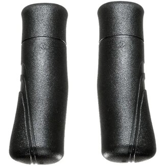 Herrmans Fietshandvatten - Comfortabel - Veilig - 120mm - Zwart - Set van 2