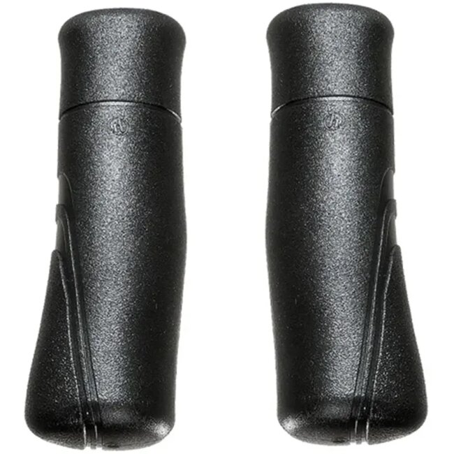 Herrmans Fietshandvatten - Comfortabel - Veilig - 120mm - Zwart - Set van 2