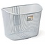 New Looxs Fietsmand zilver - verstelbaar - 21 liter - stuurpenmontage - 34 cm lang