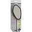 Falkx Fietsspiegel links - acryl glas - 13x6 cm - voor 22.2/25.4 mm sturen