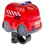 Pexkids Fietstoeter voor kinderen - Brandweerdesign - 6 geluiden en licht - Rood
