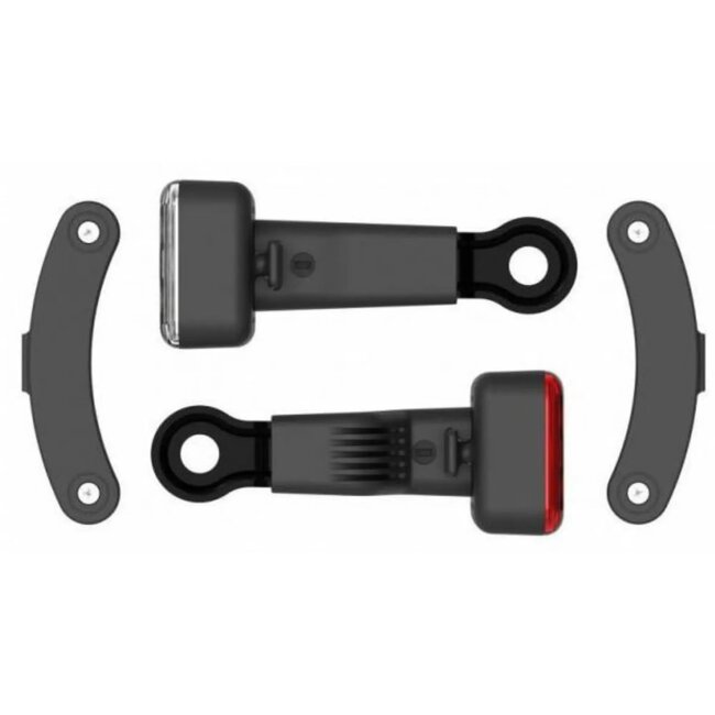 Reelight Fietsverlichting - Magnetisch - Continu Licht - Batterijvrij - Waterdicht - Zwart