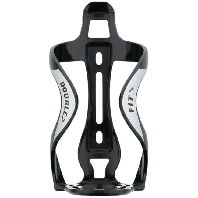 Simson Fles- en bidonhouder - glanzend zwart - lichtgewicht - gepatenteerde opening