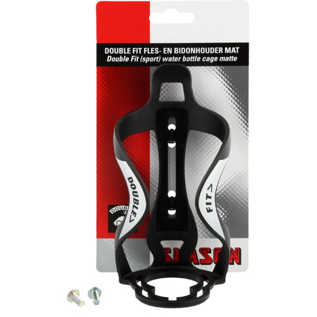 Simson Fles- en bidonhouder - Slim ontwerp - Lichtgewicht - Mat zwart