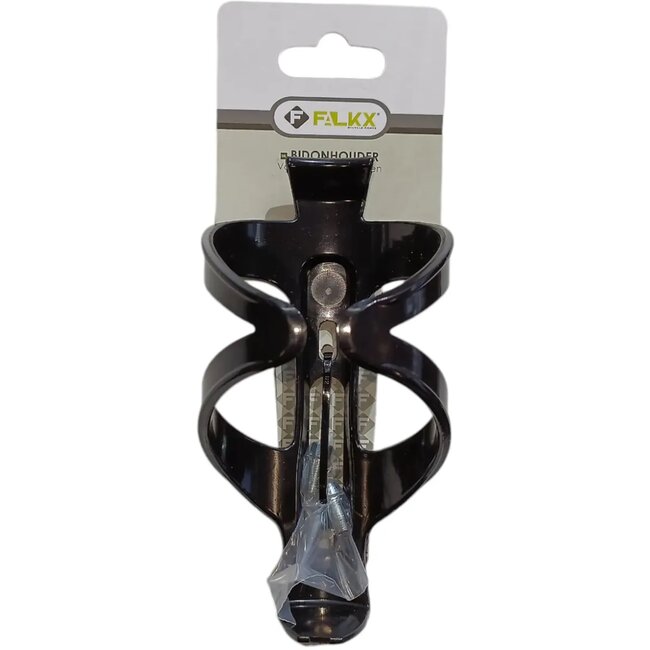 Falkx Flexibele bidonhouder - Geschikt voor 0.33L tot 1.5L - Zwart - Ideaal voor fietsen