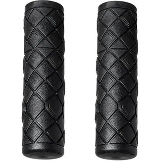 Herrmans Handvatten voor Off-Road Fietsen - Directe Grip - Zwart - 120mm - Set van 2