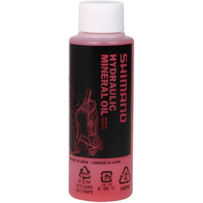 Shimano Hydraulische minerale olie - 100 ml - Voor Shimano schijfremmen - Milieuvriendelijk - Niet-corrosief