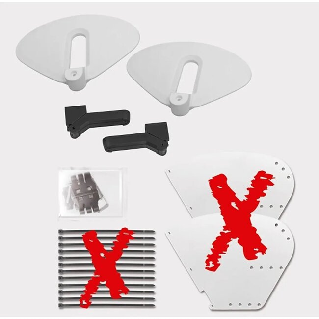 Polisport Junior fietsstoeltje - lichtgewicht - grijs - voor kinderen 22-35 kg - eenvoudig te monteren