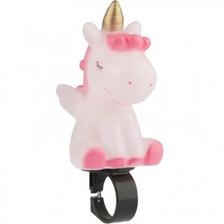 Pexkids Kinderfietstoeter - Paard - Veilig en Speels - Wit - Enkel Stuk