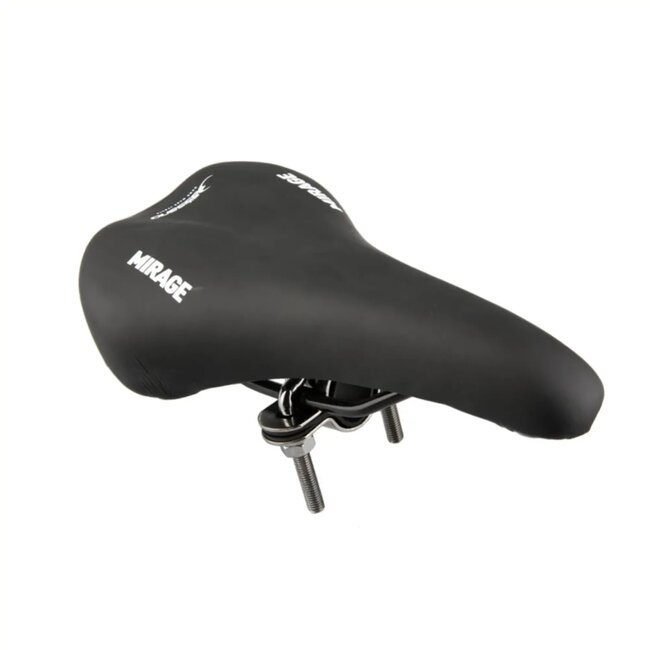 Mirage Kinderzadel met ergonomisch ontwerp en frameklem - Duurzaam plastic en staal