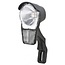Spanninga Koplamp met geïntegreerde reflector - 4 Lux - Voor naafdynamo - Inclusief vorkbeugel en kabel - Modern ontwerp