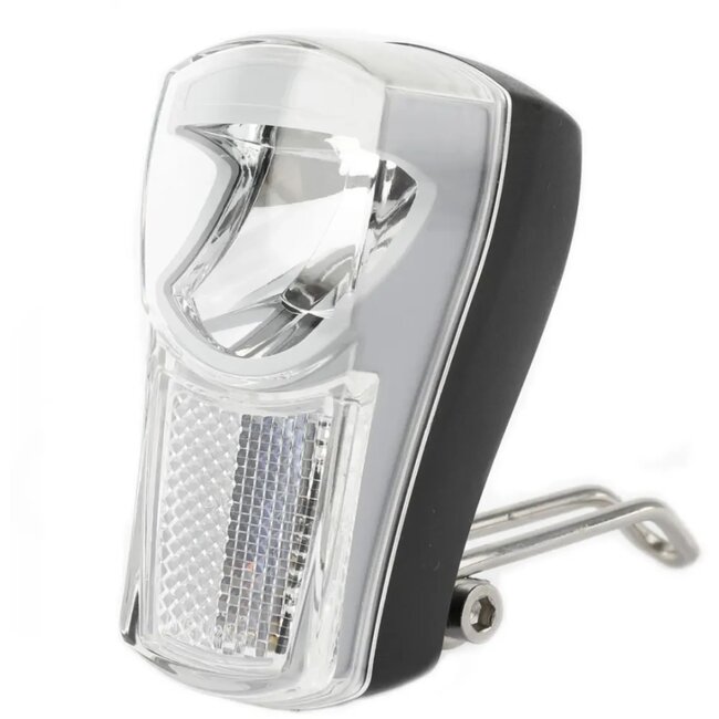 Ikzilight Koplamp met krachtige LED en reflector - 30 Lux - Zichtbaar tot 1200 meter - Voorvorkbevestiging