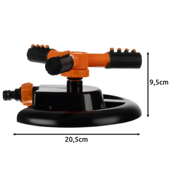 Gardlov 360° Roterende Tuinsproeier met 3 Armen – Bereik tot 10 Meter