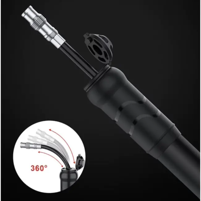 Trizand Compacte Aluminium Fietspomp met Framehouder – 7 Bar Druk