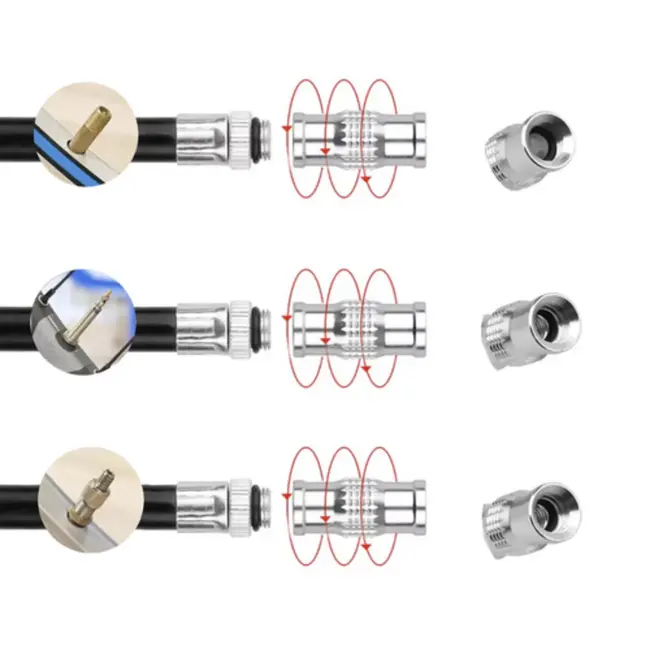 Trizand Compacte Aluminium Fietspomp met Framehouder – 7 Bar Druk