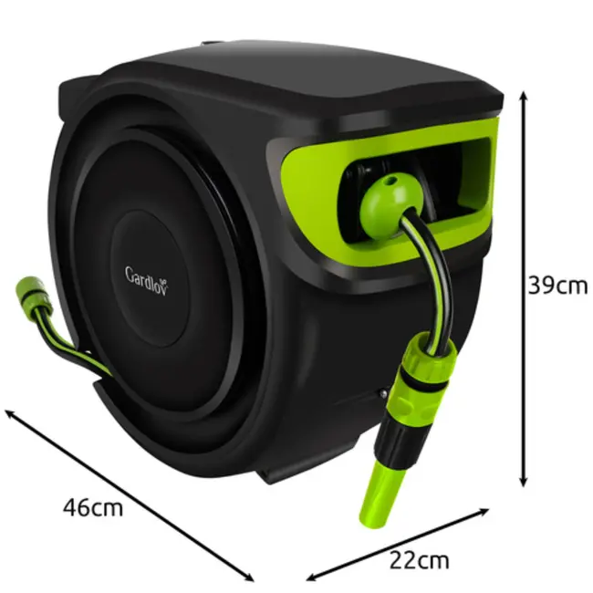 Gardlov Tuinslanghouder 25 meter Slang met 7-in-1 Sproeipistool