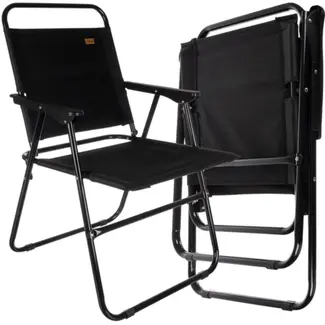 Trizand Opvouwbare Campingstoel met Armleuningen – Tot 150 kg