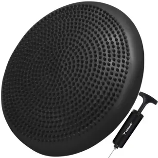 Trizand Sensorimotorisch Balanskussen met Pomp – Zwart - 34 cm - PVC