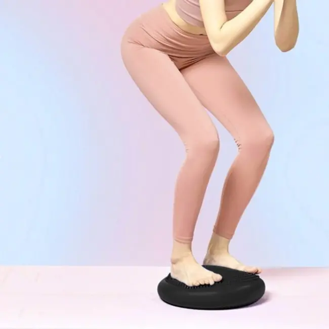 Trizand Sensorimotorisch Balanskussen met Pomp – Zwart - 34 cm - PVC