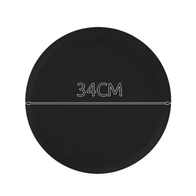 Trizand Sensorimotorisch Balanskussen met Pomp – Zwart - 34 cm - PVC