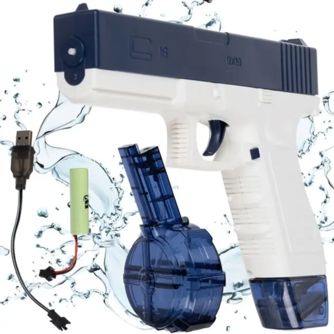 Kruzzel Elektrisch Waterpistool met Batterij – 2 verwisselbare Tanks