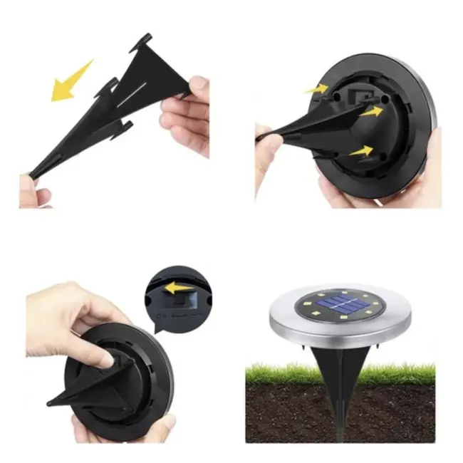 Gardlov Solar Tuinlampen LED set – 12 stuks - IP65 - met sensor
