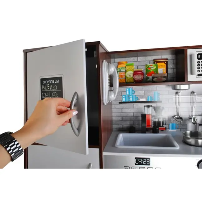 Kruzzel Houten Kinderkeuken - Licht en Geluid – Inclusief Accessoires