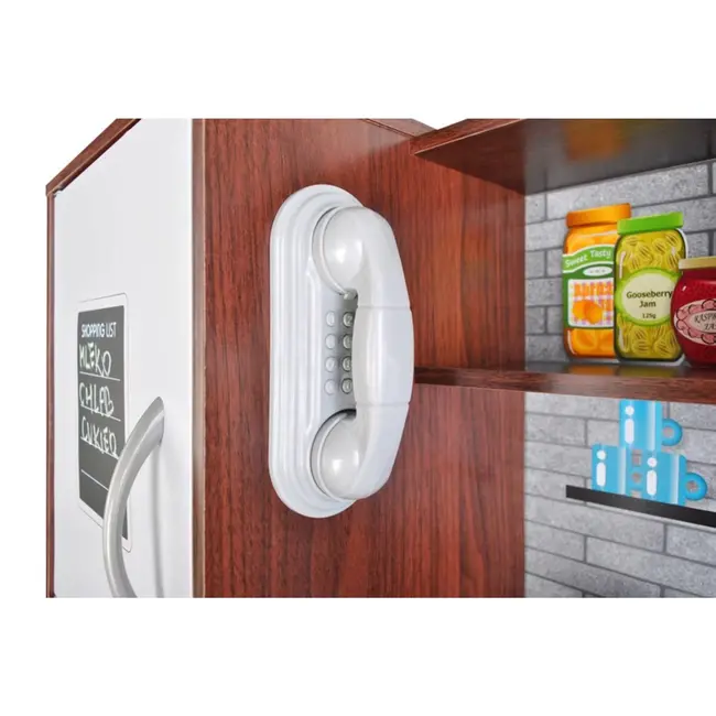 Kruzzel Houten Kinderkeuken - Licht en Geluid – Inclusief Accessoires