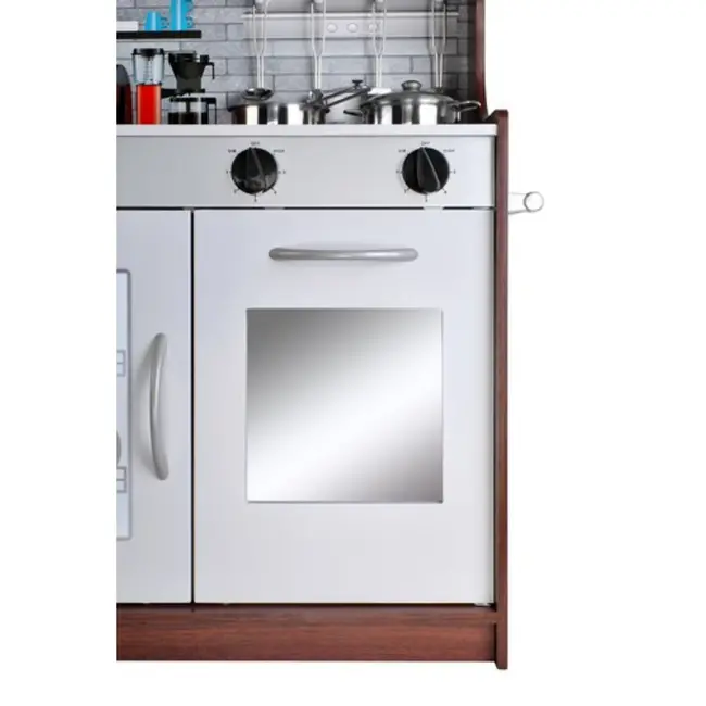 Kruzzel Houten Kinderkeuken - Licht en Geluid – Inclusief Accessoires